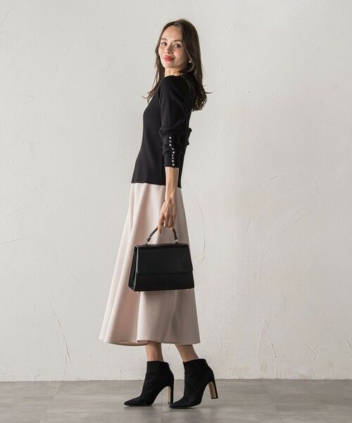 Viaggio Blu / ビアッジョブルー ニット・セーター | 袖フリルパールリブニット | 詳細9