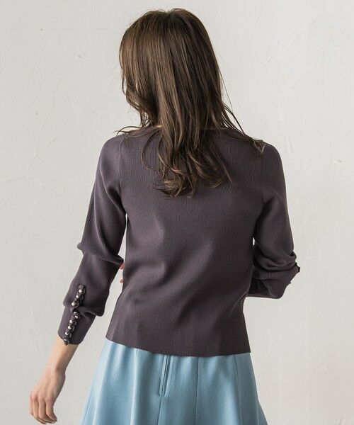 Viaggio Blu / ビアッジョブルー ニット・セーター | 袖フリルパールリブニット | 詳細18