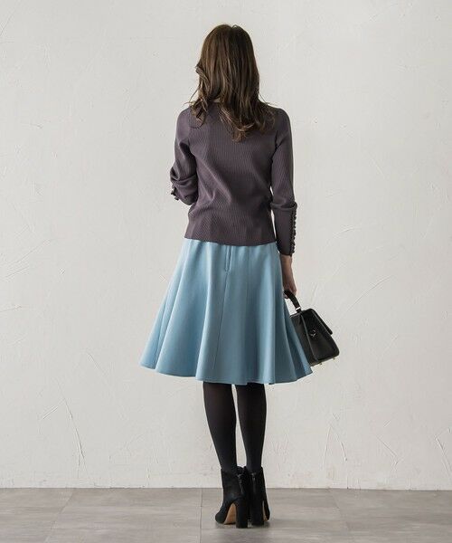 Viaggio Blu / ビアッジョブルー ニット・セーター | 袖フリルパールリブニット | 詳細21