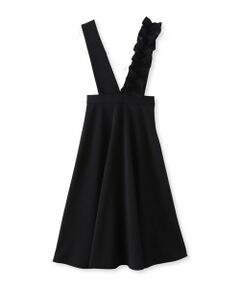 Viaggio Blu / ビアッジョブルー ロング・マキシ丈ワンピース | ダンボールフリルジャンパースカート