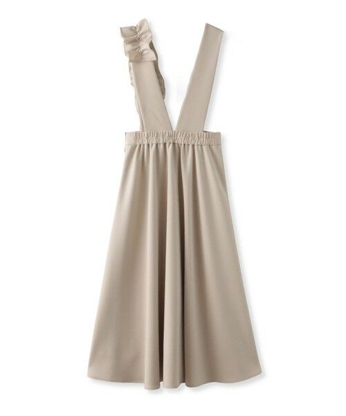 Viaggio Blu / ビアッジョブルー ロング・マキシ丈ワンピース | ダンボールフリルジャンパースカート | 詳細14