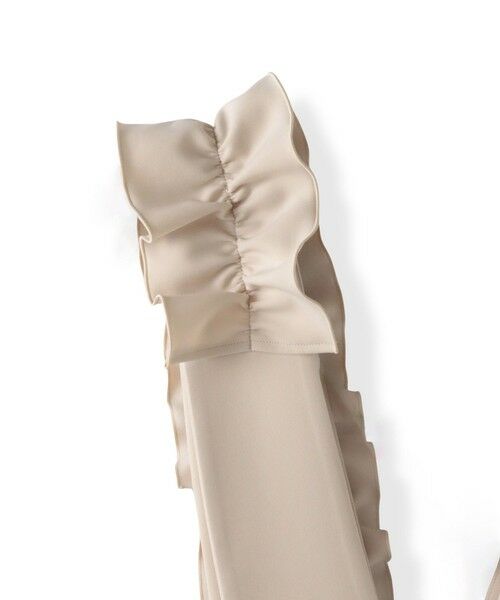 Viaggio Blu / ビアッジョブルー ロング・マキシ丈ワンピース | ダンボールフリルジャンパースカート | 詳細15