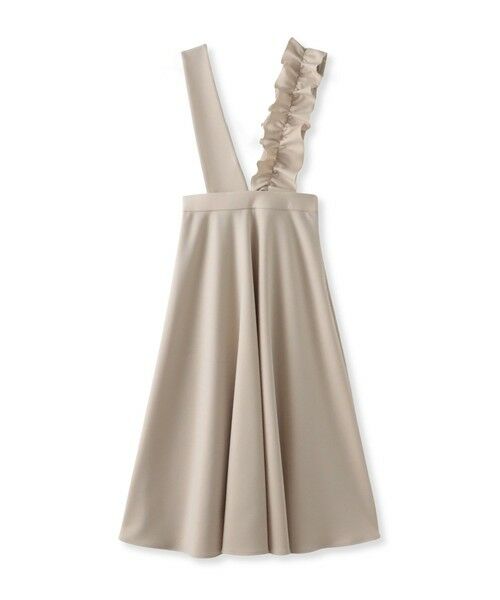 Viaggio Blu / ビアッジョブルー ロング・マキシ丈ワンピース | ダンボールフリルジャンパースカート | 詳細9