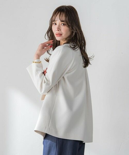 Viaggio Blu / ビアッジョブルー ダッフルコート | ノーカラーハーフコート | 詳細10