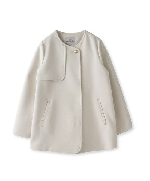 Viaggio Blu / ビアッジョブルー ダッフルコート | ノーカラーハーフコート | 詳細12