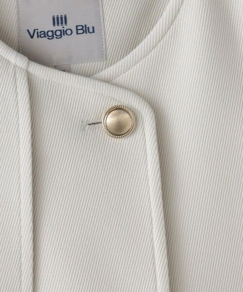 Viaggio Blu / ビアッジョブルー ダッフルコート | ノーカラーハーフコート | 詳細14