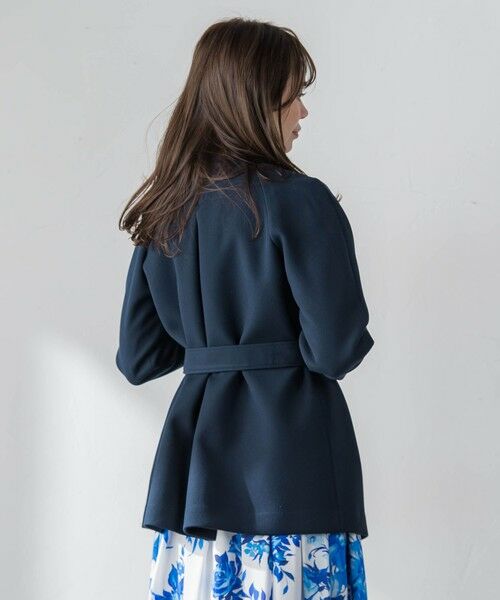 Viaggio Blu / ビアッジョブルー ダッフルコート | ノーカラーハーフコート | 詳細27