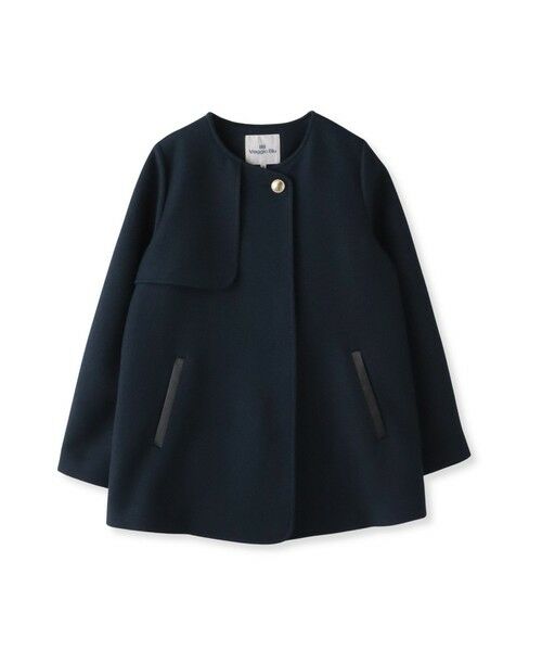 Viaggio Blu / ビアッジョブルー ダッフルコート | ノーカラーハーフコート | 詳細28