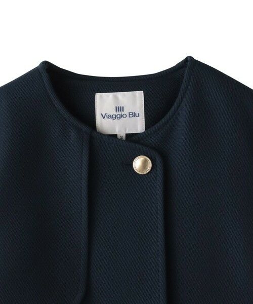 Viaggio Blu / ビアッジョブルー ダッフルコート | ノーカラーハーフコート | 詳細29