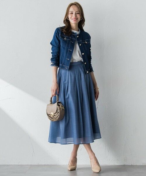 Viaggio Blu / ビアッジョブルー テーラードジャケット | ストレッチデニムGジャン | 詳細5