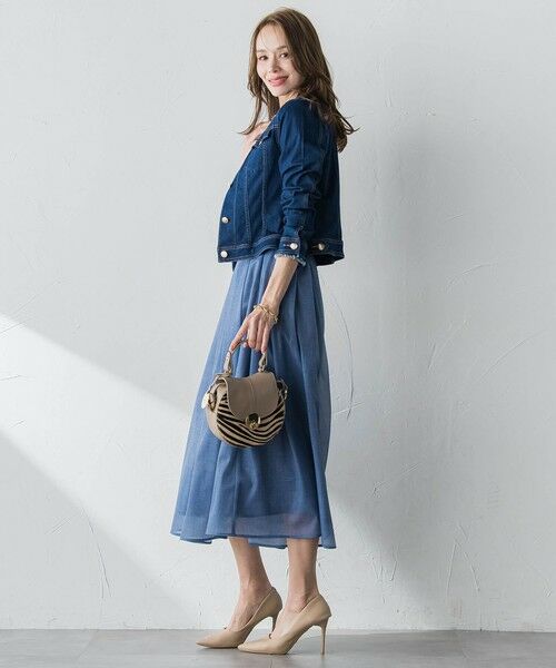 Viaggio Blu / ビアッジョブルー テーラードジャケット | ストレッチデニムGジャン | 詳細6