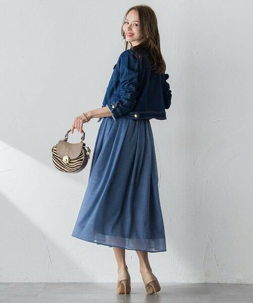 Viaggio Blu / ビアッジョブルー テーラードジャケット | ストレッチデニムGジャン | 詳細7