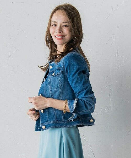 Viaggio Blu / ビアッジョブルー テーラードジャケット | ストレッチデニムGジャン | 詳細20