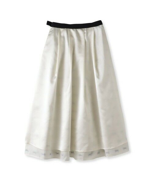 Viaggio Blu / ビアッジョブルー ミニ・ひざ丈スカート | リボンジャガードスカート | 詳細6