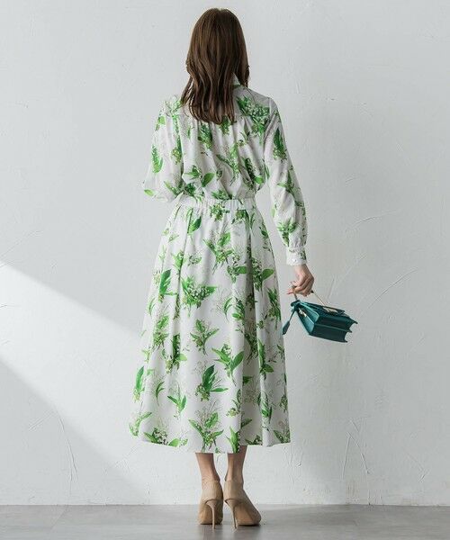 Viaggio Blu / ビアッジョブルー ミニ・ひざ丈スカート | スズランプリントスカート | 詳細5