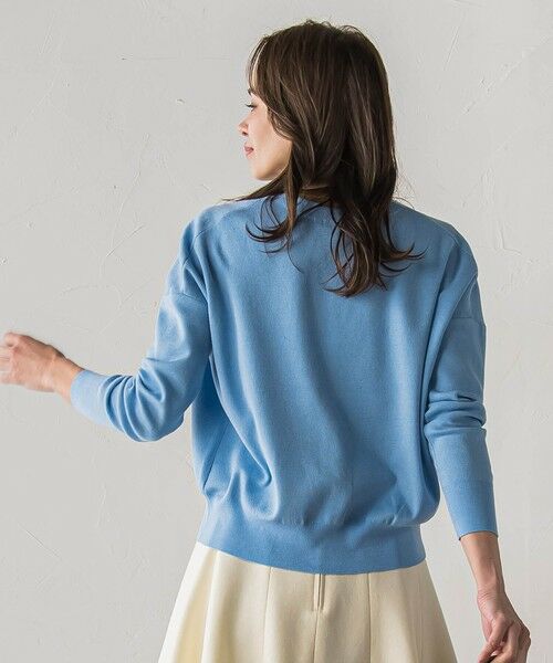 Viaggio Blu / ビアッジョブルー カーディガン・ボレロ | ラメVネックカーディガン | 詳細5