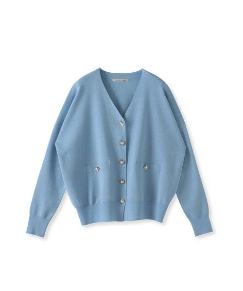 Viaggio Blu / ビアッジョブルー カーディガン・ボレロ | ラメVネックカーディガン | 詳細10