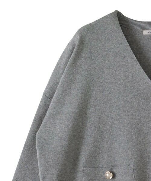 Viaggio Blu / ビアッジョブルー カーディガン・ボレロ | ラメVネックカーディガン | 詳細13