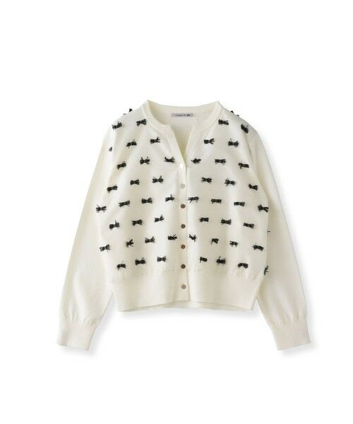 Viaggio Blu / ビアッジョブルー カーディガン・ボレロ | リボンジャガードカーディガン | 詳細10