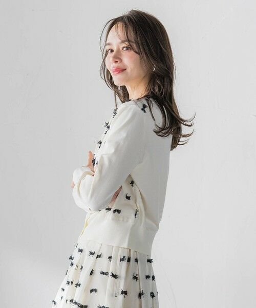 Viaggio Blu / ビアッジョブルー カーディガン・ボレロ | リボンジャガードカーディガン | 詳細2