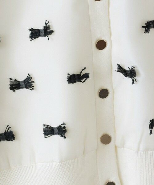 Viaggio Blu / ビアッジョブルー カーディガン・ボレロ | リボンジャガードカーディガン | 詳細1