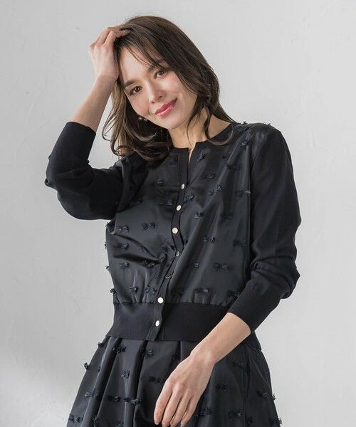 Viaggio Blu / ビアッジョブルー カーディガン・ボレロ | リボンジャガードカーディガン | 詳細13