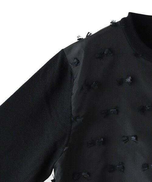 Viaggio Blu / ビアッジョブルー カーディガン・ボレロ | リボンジャガードカーディガン | 詳細3