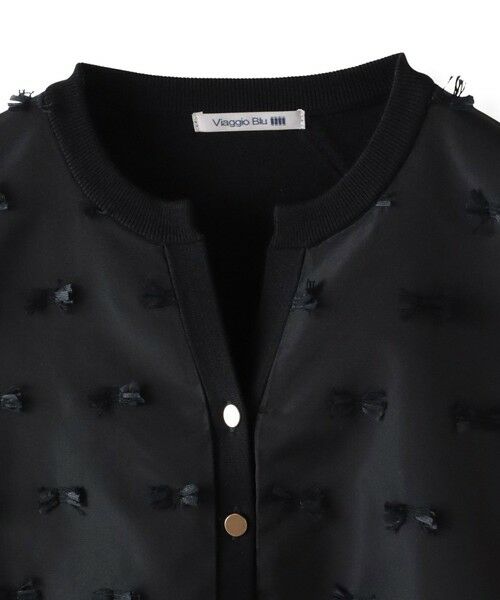 Viaggio Blu / ビアッジョブルー カーディガン・ボレロ | リボンジャガードカーディガン | 詳細21