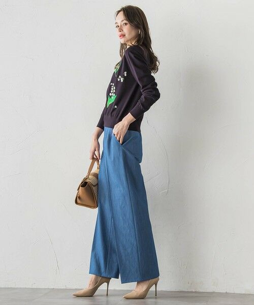 Viaggio Blu / ビアッジョブルー カーディガン・ボレロ | スズラン刺繍ニットカーディガン | 詳細12