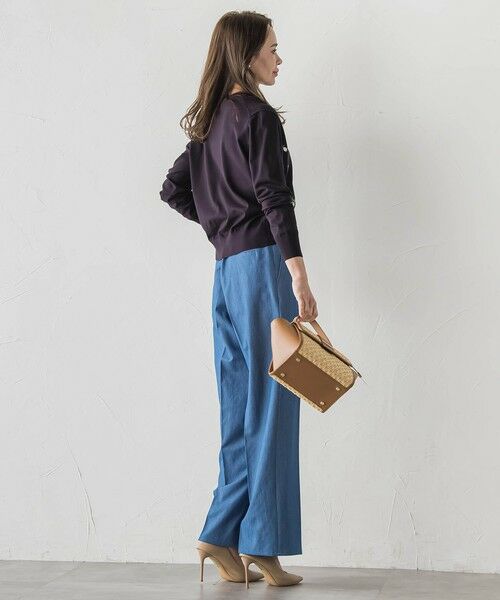 Viaggio Blu / ビアッジョブルー カーディガン・ボレロ | スズラン刺繍ニットカーディガン | 詳細13