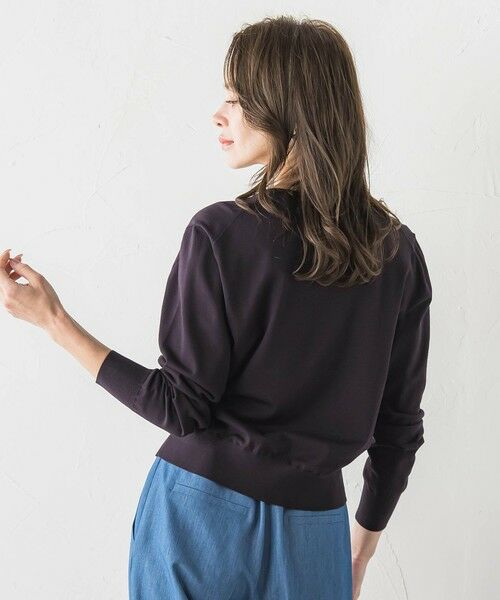 Viaggio Blu / ビアッジョブルー カーディガン・ボレロ | スズラン刺繍ニットカーディガン | 詳細9