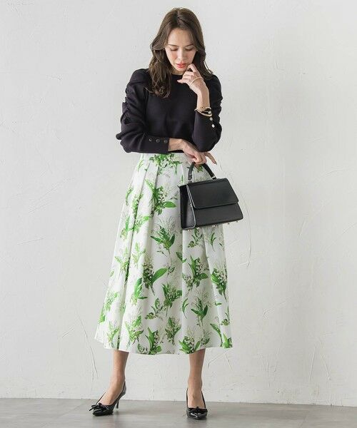 Viaggio Blu / ビアッジョブルー ニット・セーター | シャーリングスリーブニット | 詳細12