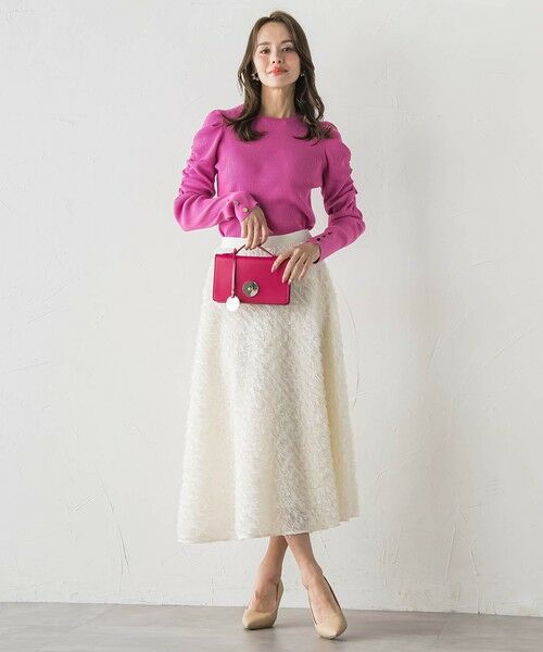 Viaggio Blu / ビアッジョブルー ニット・セーター | シャーリングスリーブニット | 詳細19