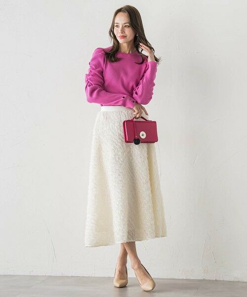 Viaggio Blu / ビアッジョブルー ニット・セーター | シャーリングスリーブニット | 詳細20