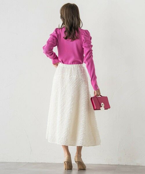 Viaggio Blu / ビアッジョブルー ニット・セーター | シャーリングスリーブニット | 詳細22