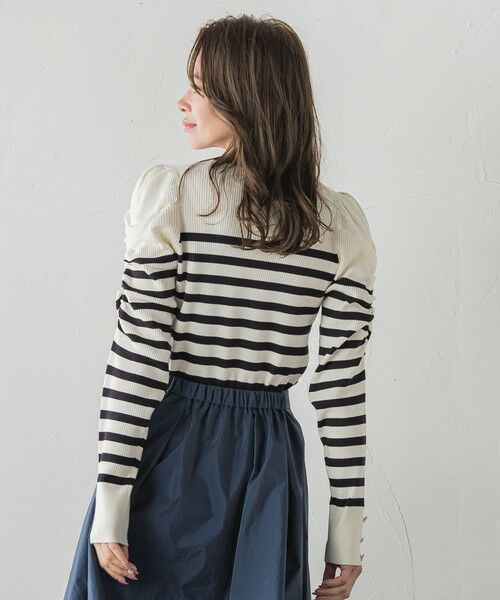 Viaggio Blu / ビアッジョブルー ニット・セーター | シャーリングスリーブニット | 詳細26