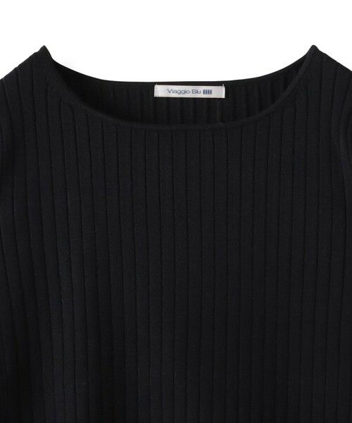 Viaggio Blu / ビアッジョブルー ニット・セーター | 袖口キラキラボタンリブニット | 詳細2