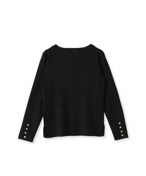 Viaggio Blu / ビアッジョブルー ニット・セーター | 袖口キラキラボタンリブニット | 詳細6