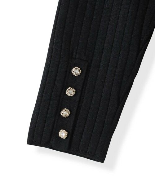 Viaggio Blu / ビアッジョブルー ニット・セーター | 袖口キラキラボタンリブニット | 詳細7