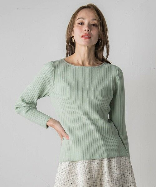 Viaggio Blu / ビアッジョブルー ニット・セーター | 袖口キラキラボタンリブニット | 詳細9