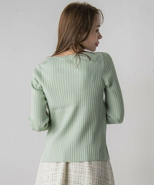 Viaggio Blu / ビアッジョブルー ニット・セーター | 袖口キラキラボタンリブニット | 詳細10