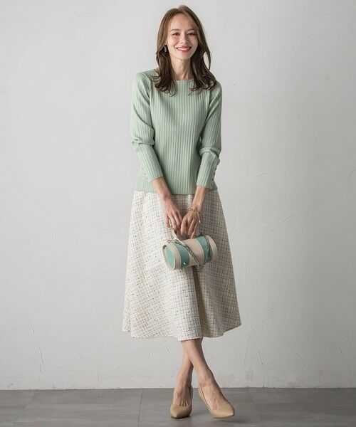 Viaggio Blu / ビアッジョブルー ニット・セーター | 袖口キラキラボタンリブニット | 詳細13