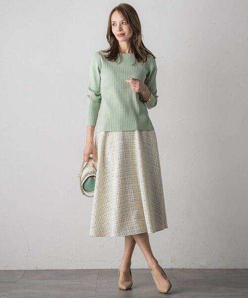 Viaggio Blu / ビアッジョブルー ニット・セーター | 袖口キラキラボタンリブニット | 詳細15