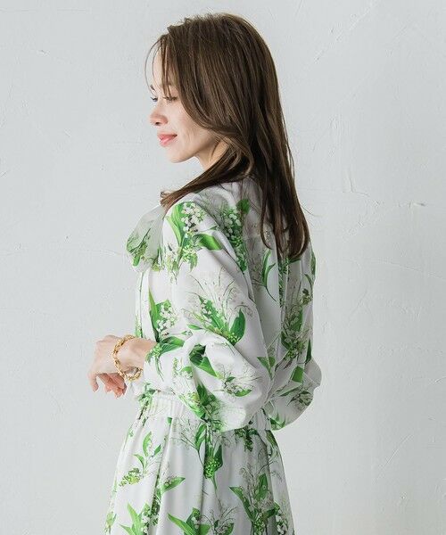 Viaggio Blu / ビアッジョブルー シャツ・ブラウス | スズランプリントブラウス | 詳細10