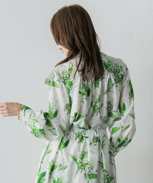 Viaggio Blu / ビアッジョブルー シャツ・ブラウス | スズランプリントブラウス | 詳細11