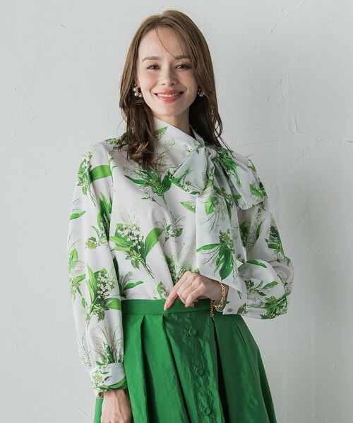 Viaggio Blu / ビアッジョブルー シャツ・ブラウス | スズランプリントブラウス | 詳細2