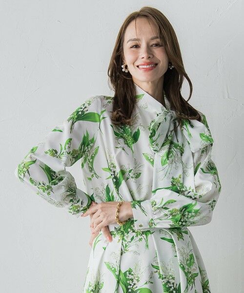 Viaggio Blu / ビアッジョブルー シャツ・ブラウス | スズランプリントブラウス | 詳細9