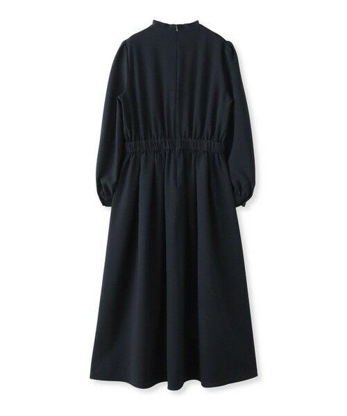 Viaggio Blu / ビアッジョブルー ロング・マキシ丈ワンピース | ボウタイシャンブレーワンピース | 詳細12