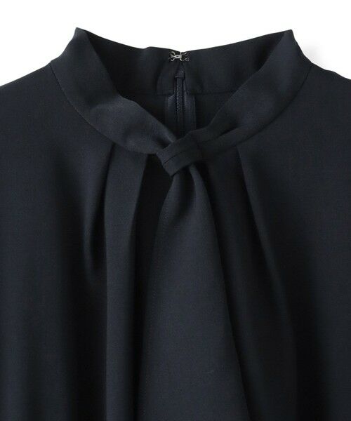 Viaggio Blu / ビアッジョブルー ロング・マキシ丈ワンピース | ボウタイシャンブレーワンピース | 詳細2