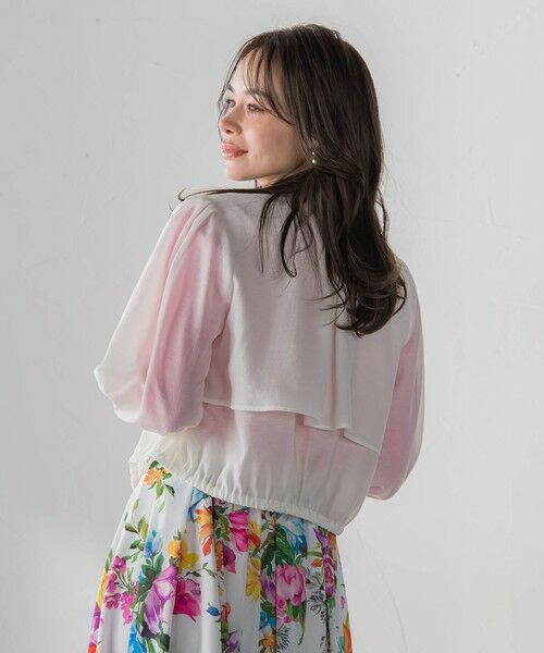 Viaggio Blu / ビアッジョブルー テーラードジャケット | フリルシアーブルゾン | 詳細9